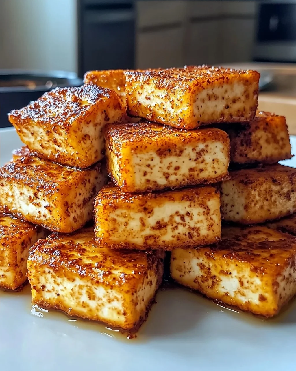 20-Minuten Heißluftfritteuse Knuspriger Tofu genießen