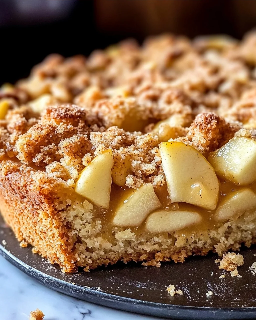 Apfelkuchen mit Apfelmus