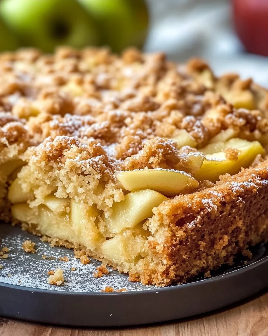 Apfelkuchen mit Apfelmus