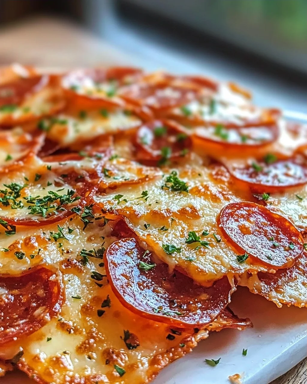 Beef Pepperoni Cheese Crisps