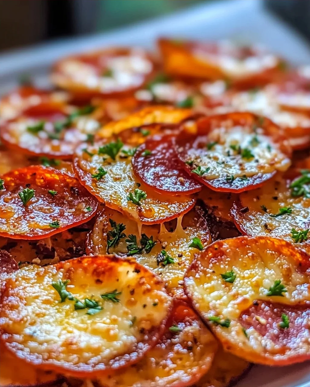 Beef Pepperoni Cheese Crisps