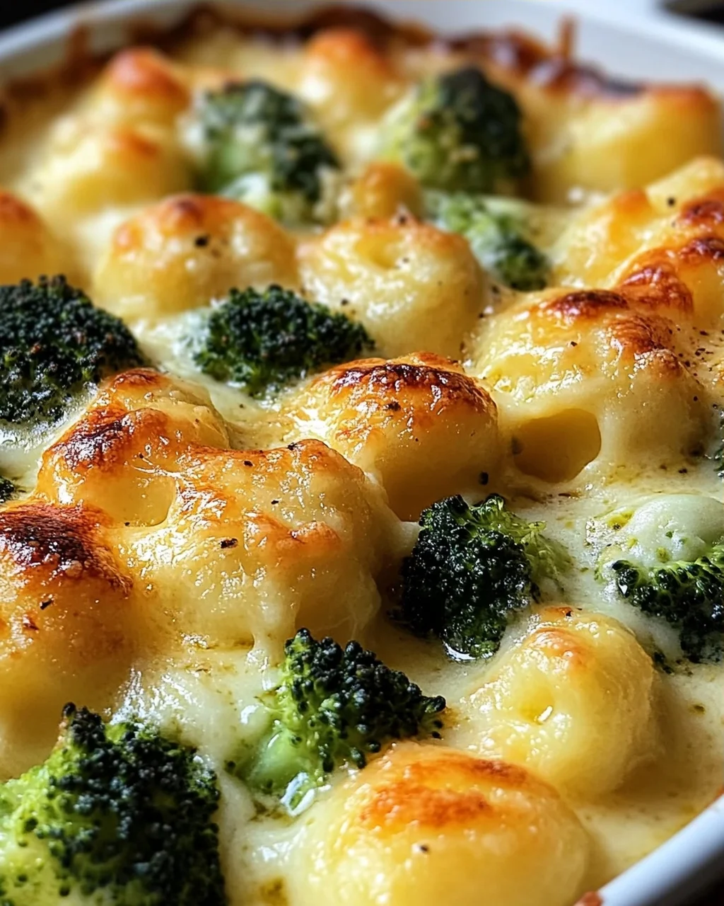 Cremiger Gnocchi Brokkoli-Auflauf