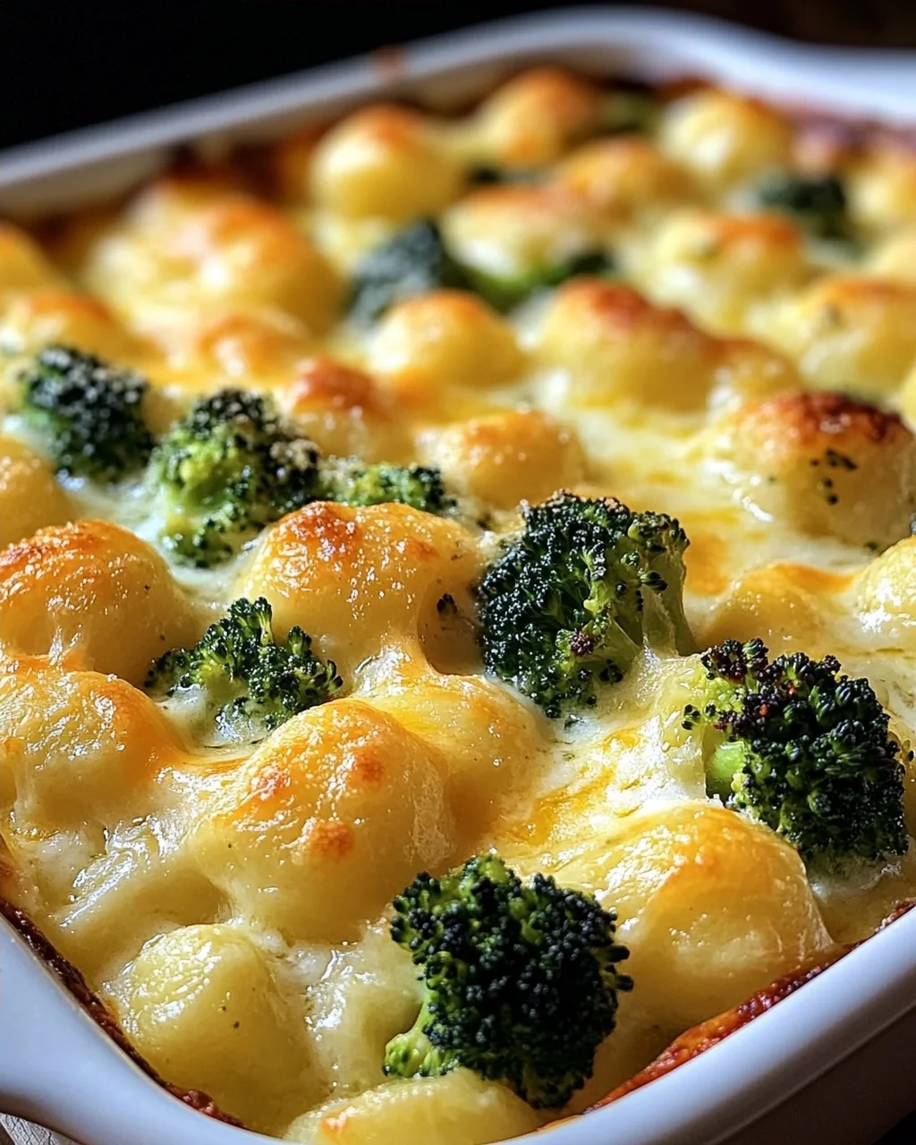 Cremiger Gnocchi Brokkoli-Auflauf