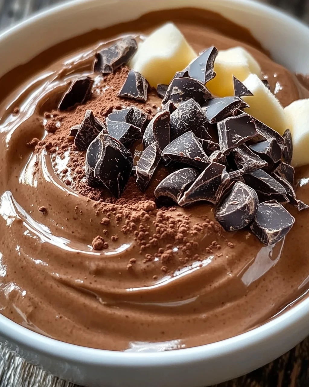 Cremiger Schokoladenpuddingbrei