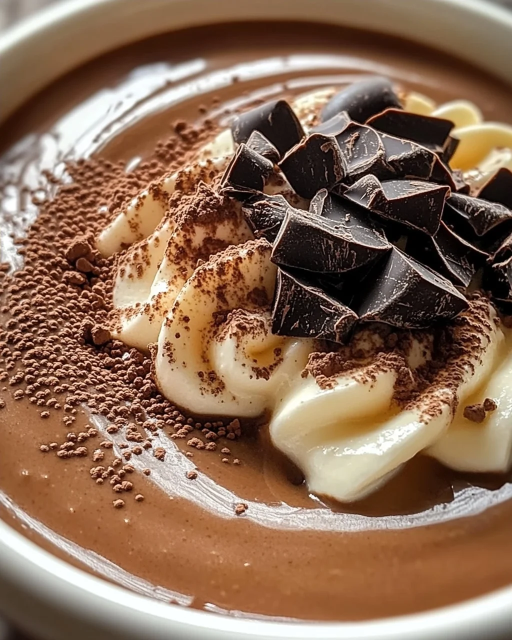 Cremiger Schokoladenpuddingbrei