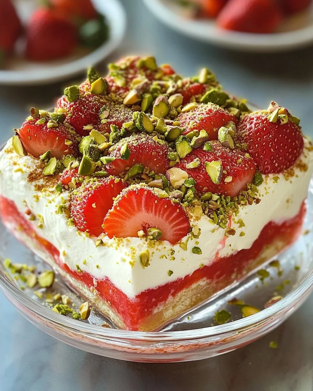 Das beste cremige Erdbeer-Tiramisu