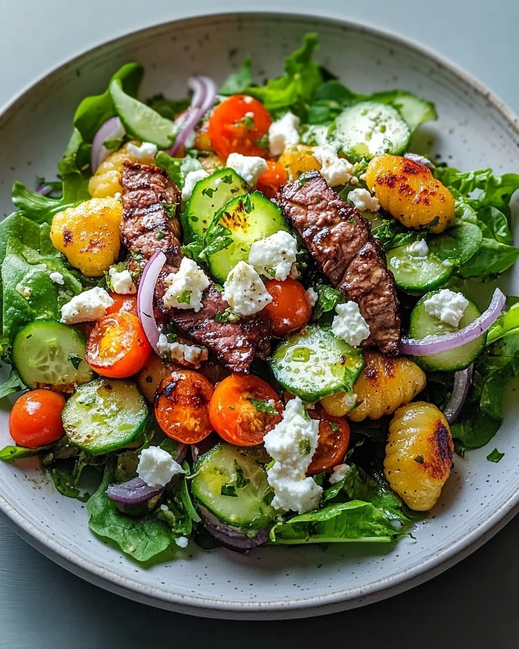 Der Beste Knuspriger Gnocchi Salat – Blitzschnell zubereitet!