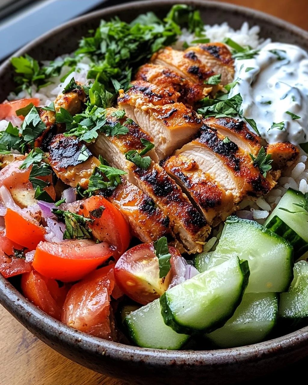 Döner-Bowl mit Hähnchen