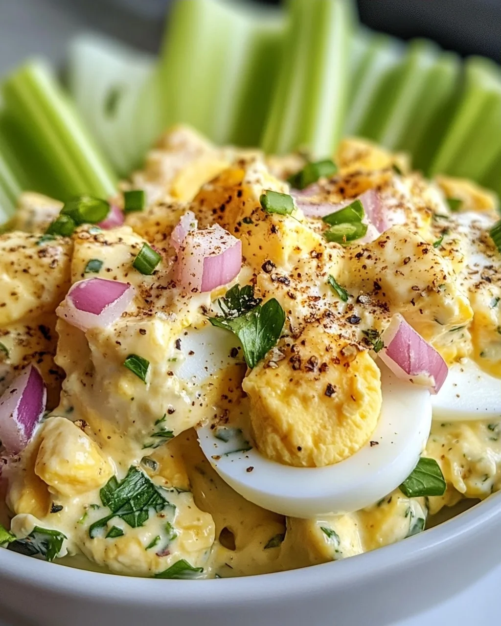 Eiersalat mit Joghurt