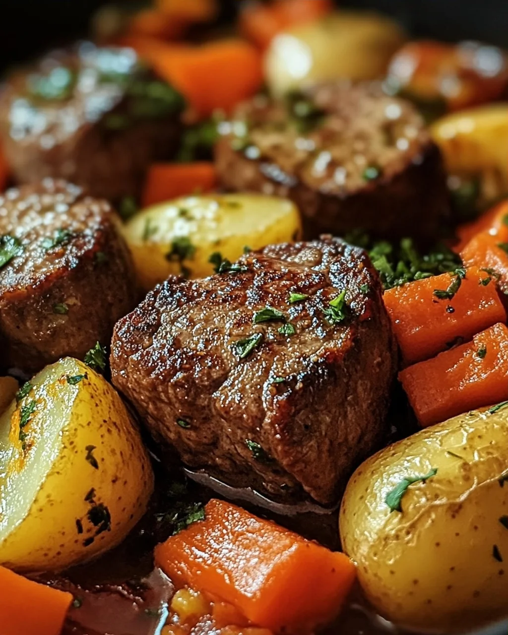 Filettopf aus dem Backofen