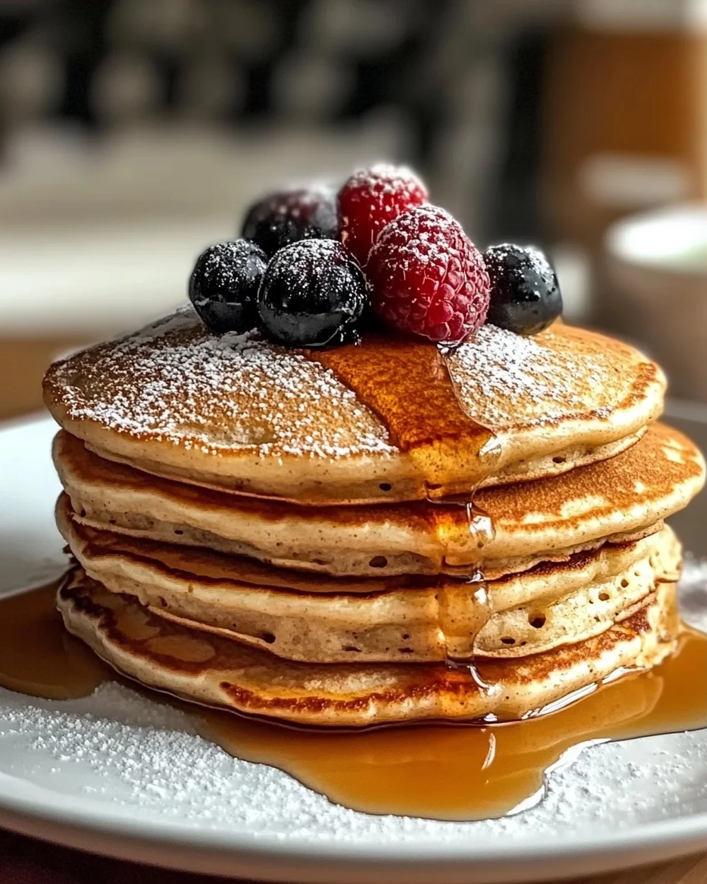 Fluffige Pancakes mit Vanille und Zimt