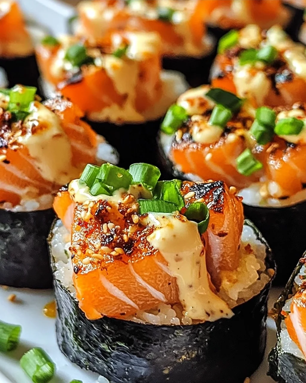 Gebratene Lachs Sushi Tassen für deine nächste Feier