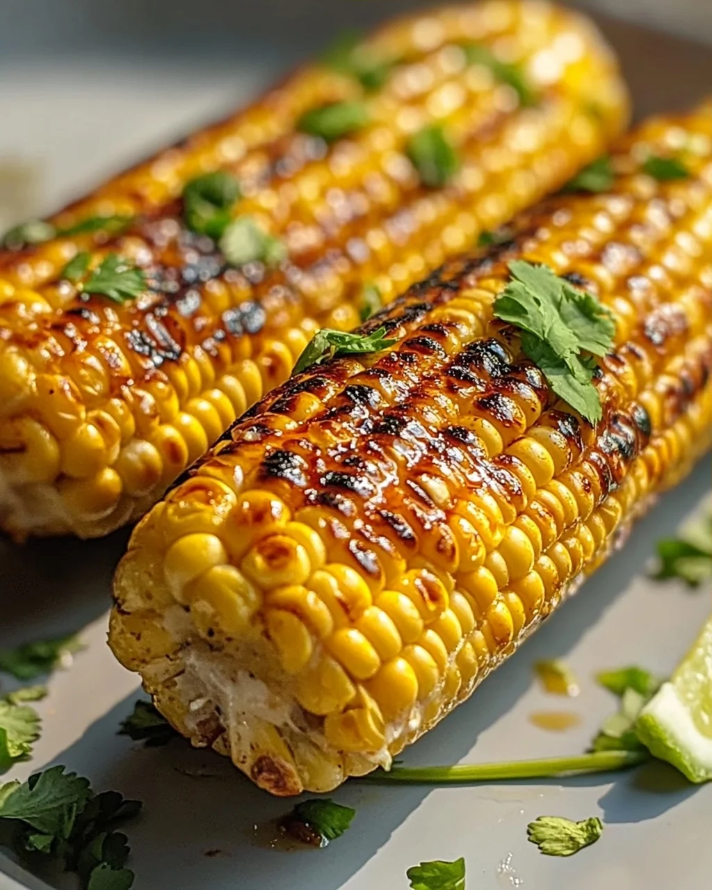 Gegrillter Maiskolben mit Chili-Limetten-Butter genießen!