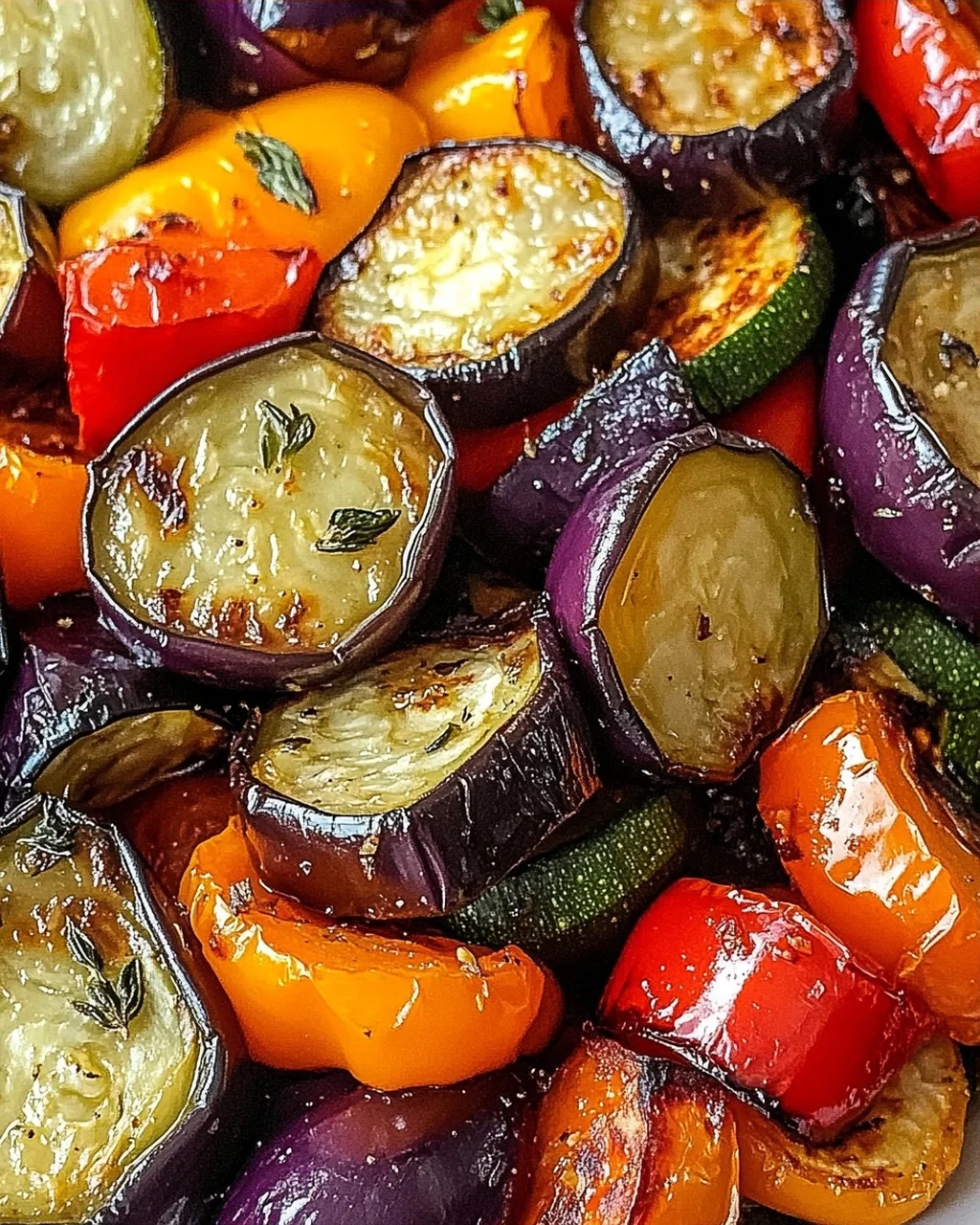 Geröstetes mediterranes griechisches Gemüse genießen