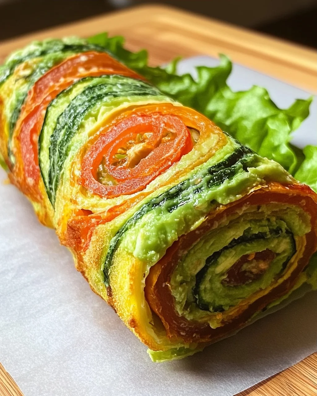 Gesunde Gemüse-Rolle mit Avocadocreme – Lecker & Nahrhaft!