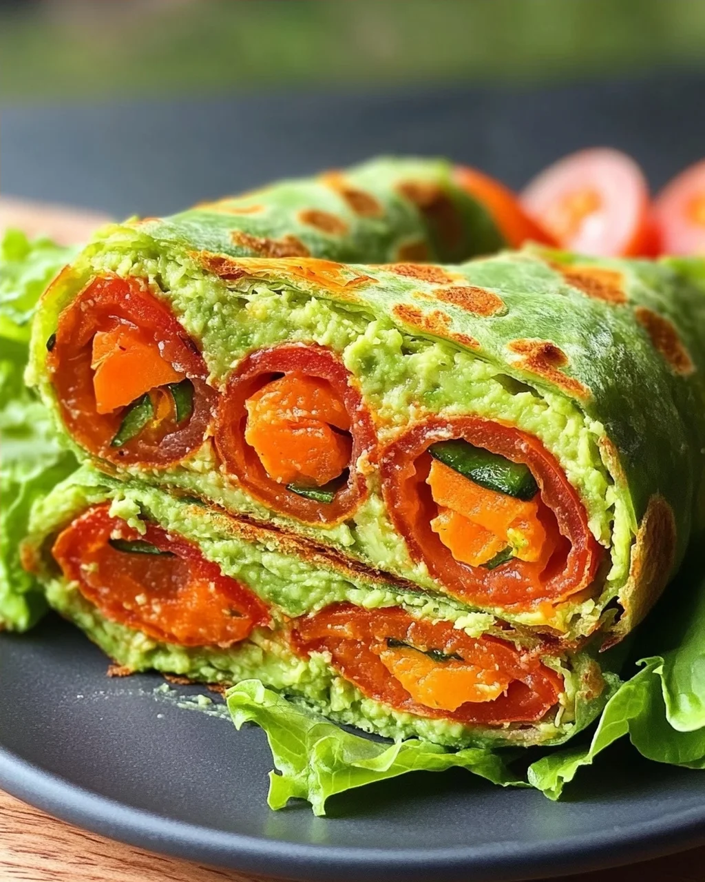 Gesunde Gemüse-Rolle mit Avocadocreme – Lecker & Nahrhaft!
