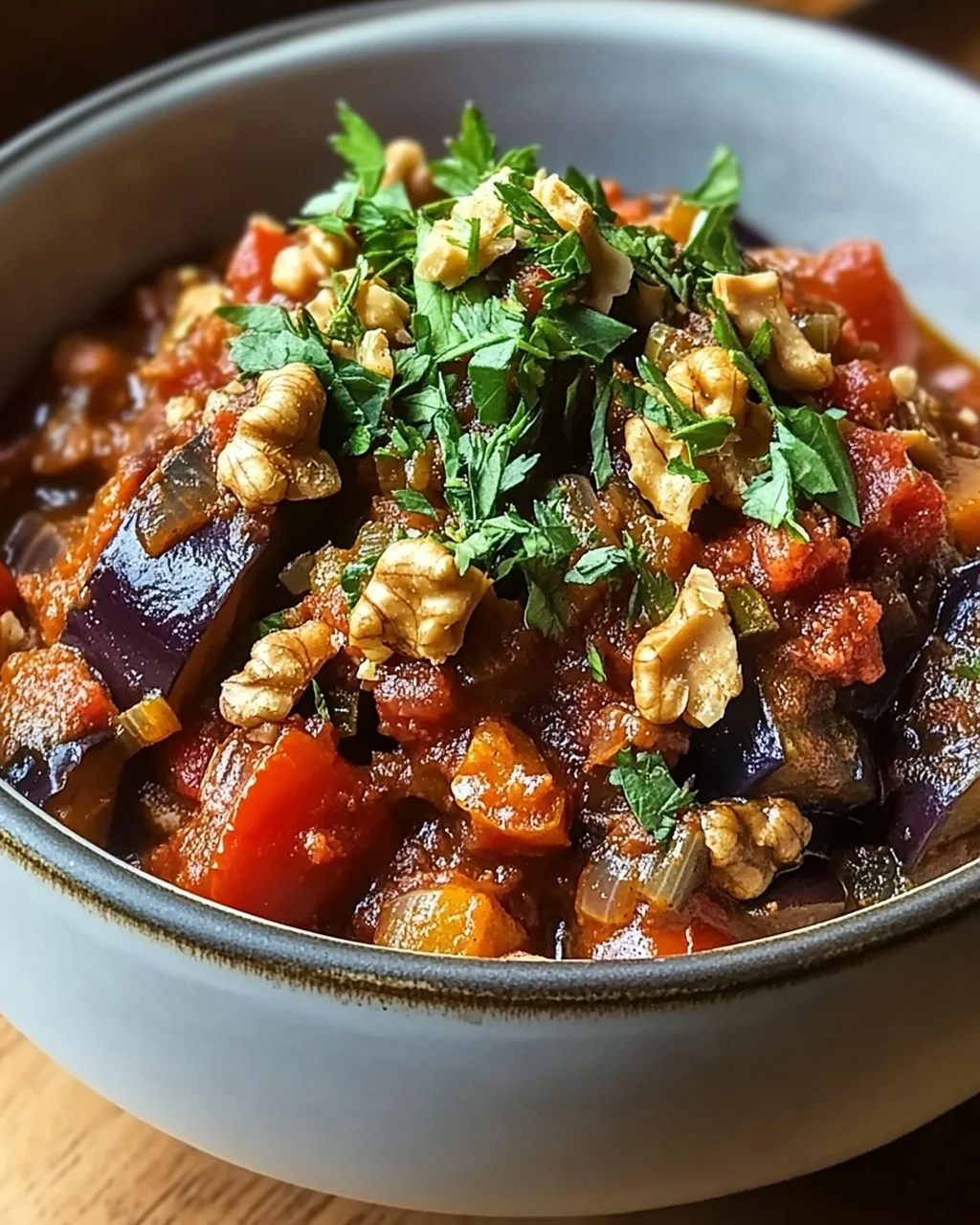 Gewürzter Auberginen-Walnuss-Eintopf: Ultimatives Rezept!