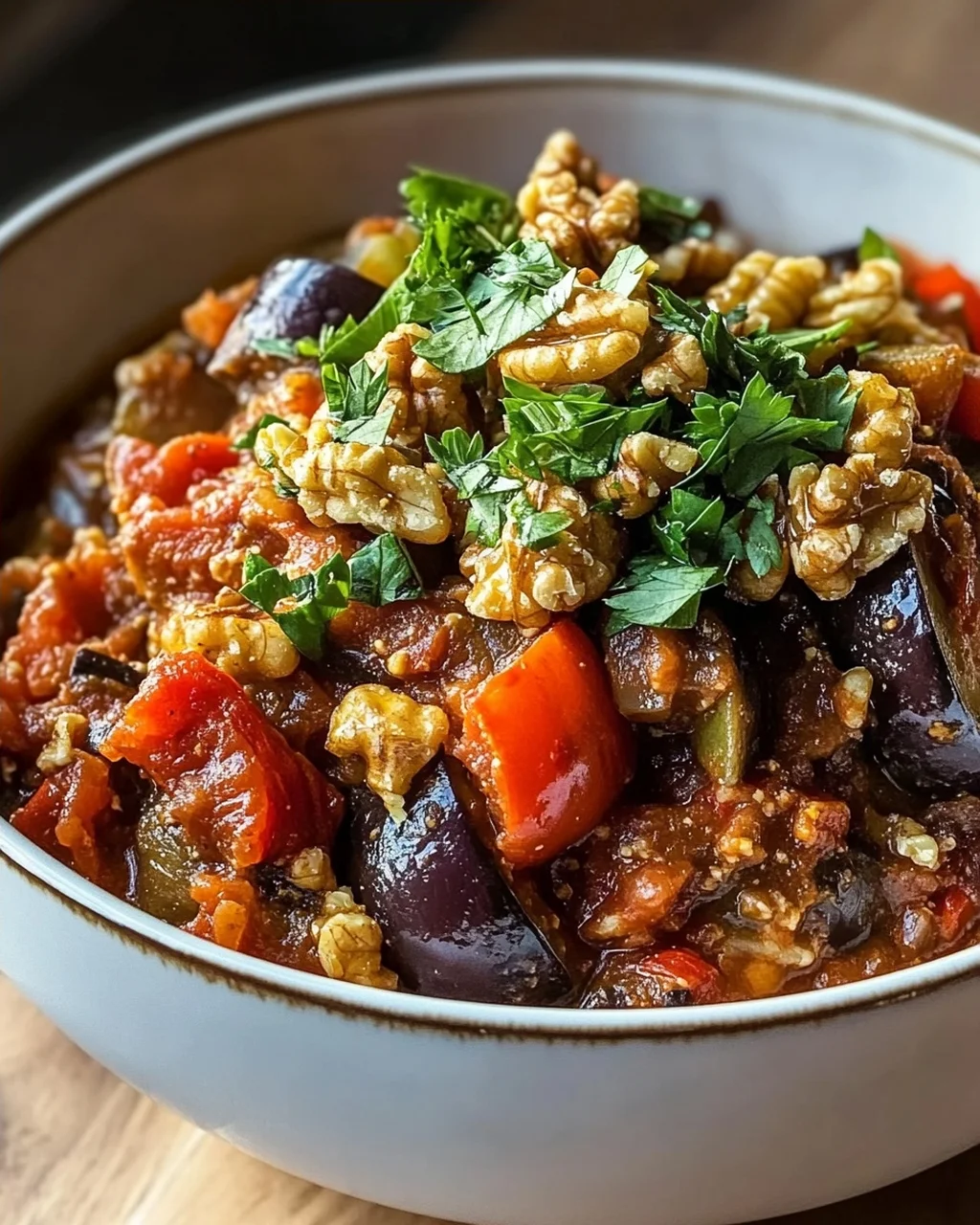 Gewürzter Auberginen-Walnuss-Eintopf: Ultimatives Rezept!