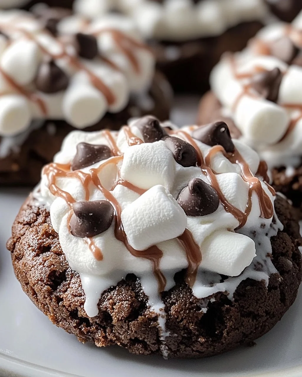 Himmlische Hot Cocoa Cookies mit Marshmallow Frosting