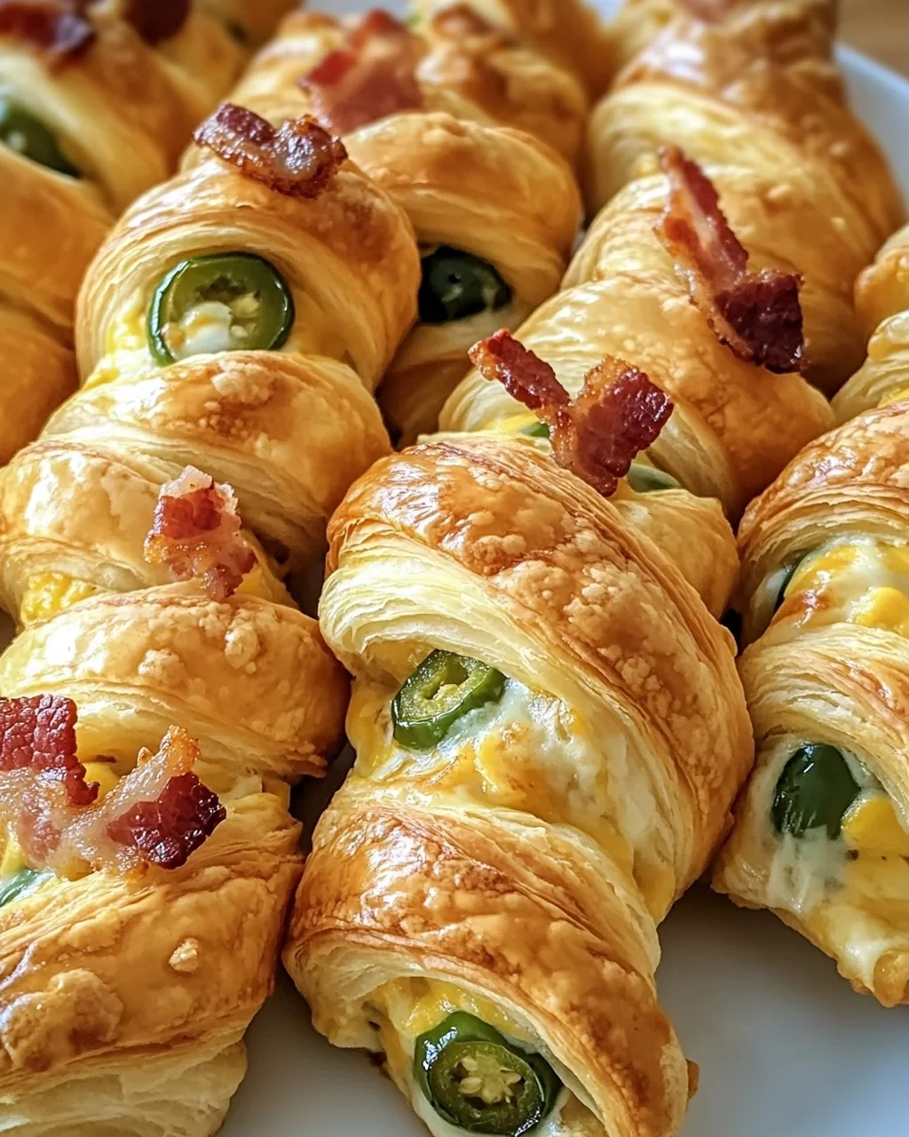 Jalapeño-Popper-Blätterteig-Drehungen für Feste