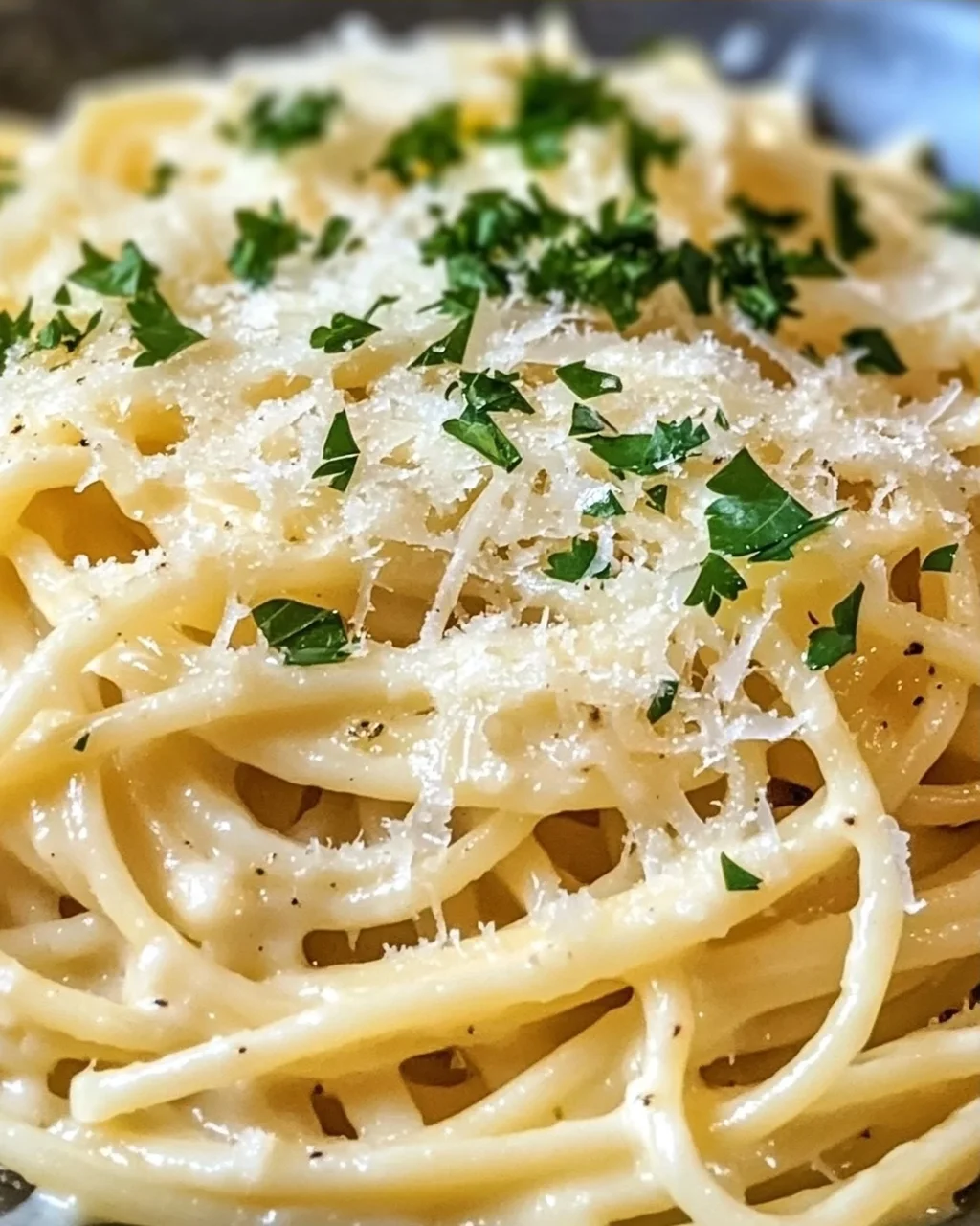 Knoblauch Parmesan Pasta für schnelles Wohlfühlen