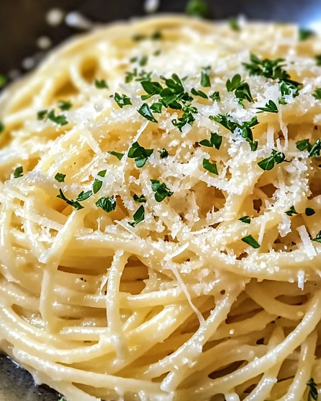 Knoblauch Parmesan Pasta für schnelles Wohlfühlen