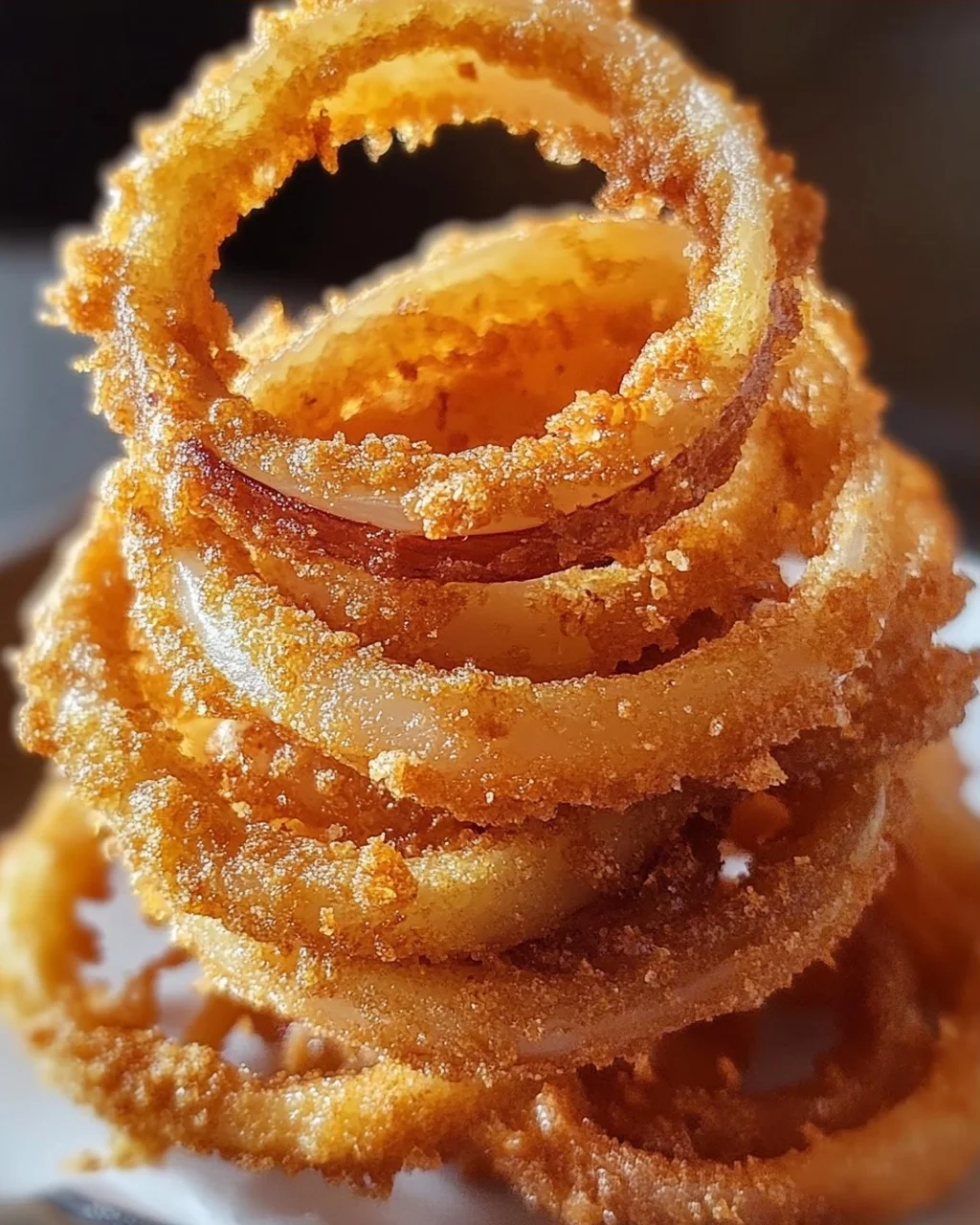 Knusprige Zwiebelringe