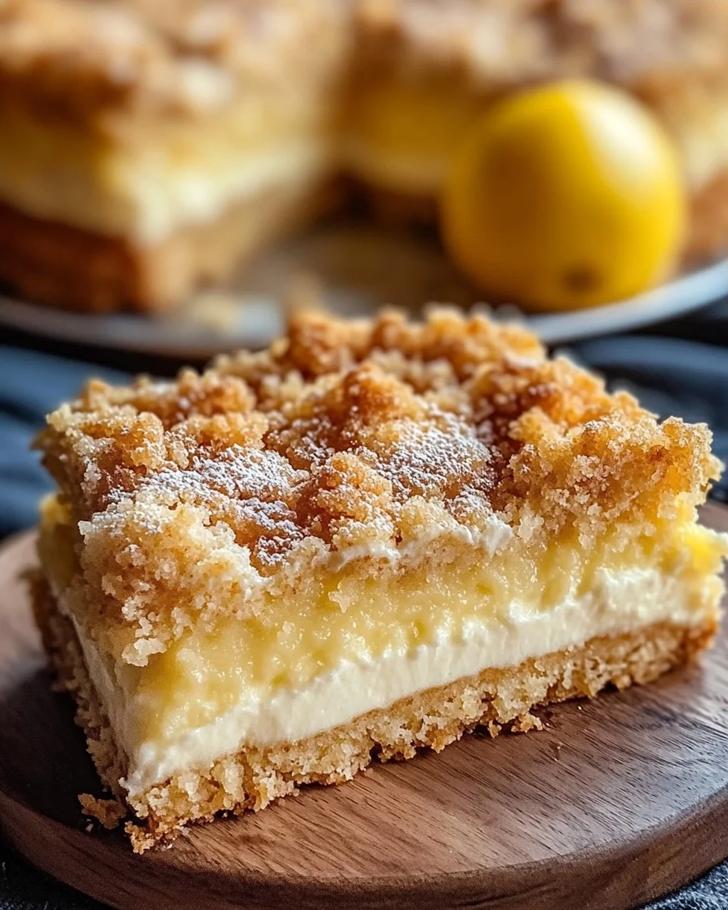 Knuspriger Streuselkuchen mit Vanillepudding wie von Oma