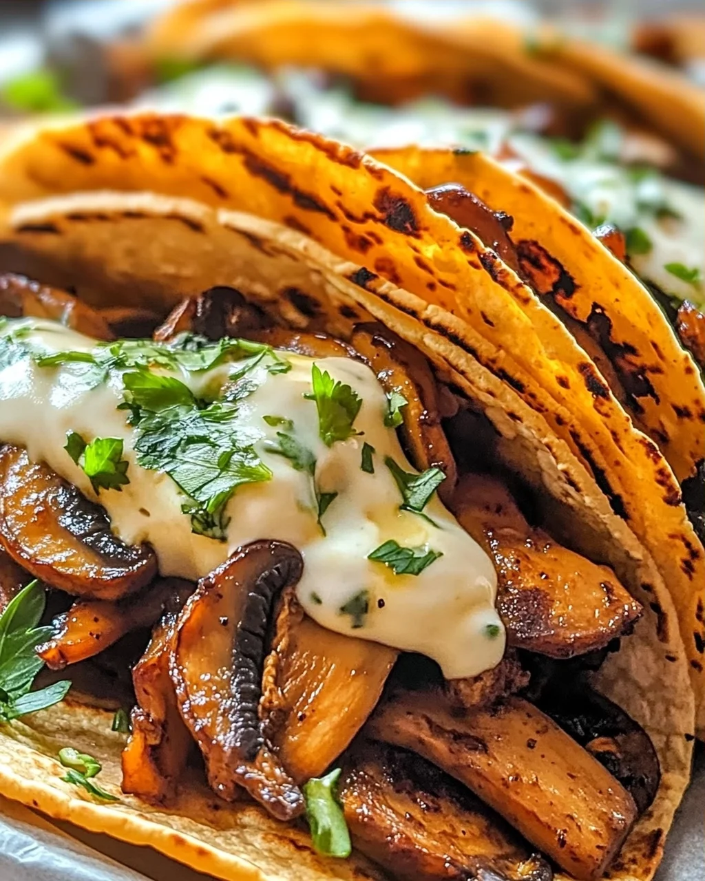 Krosse Pilz-Tacos für den ultimativen Genuss