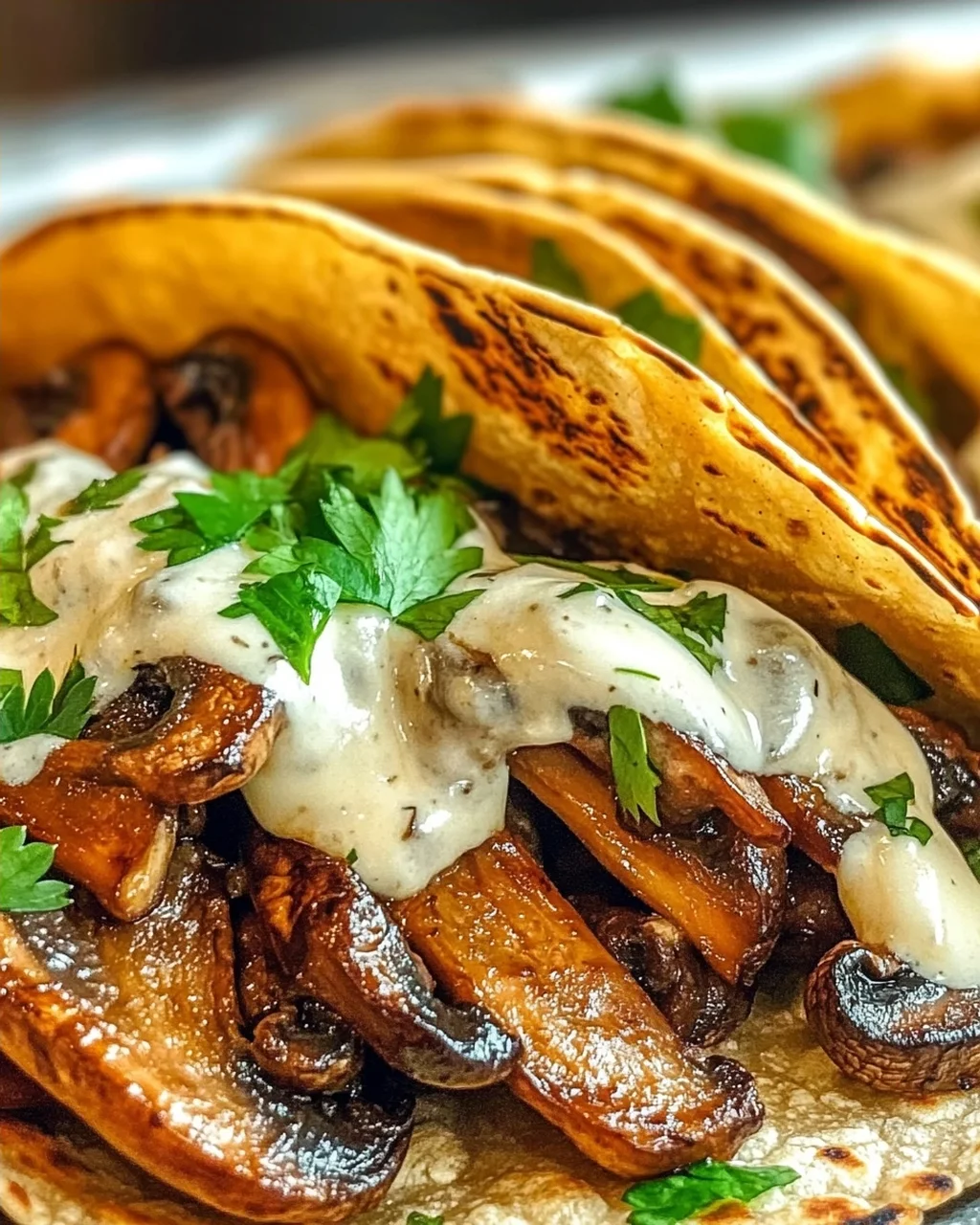 Krosse Pilz-Tacos für den ultimativen Genuss