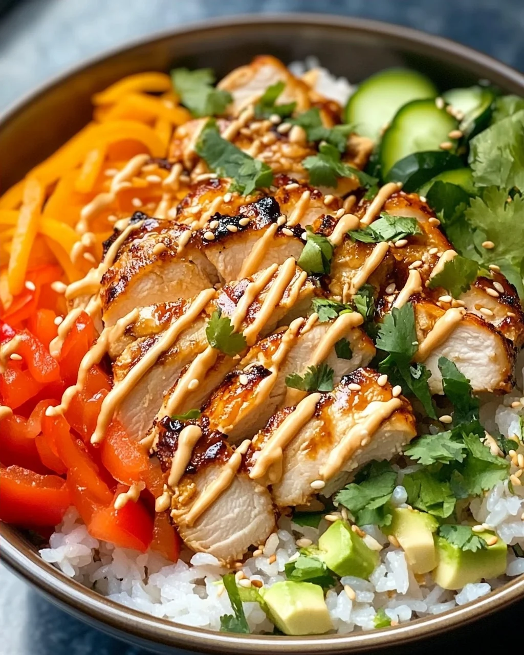 Leckeres Bang Bang Chicken Bowl Rezept für jeden Tag!