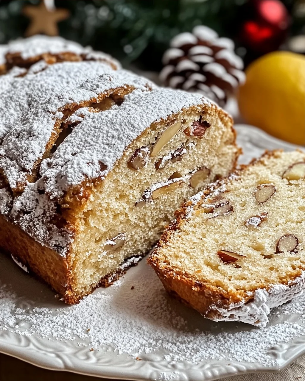 Mandel-Marzipan-Stollen