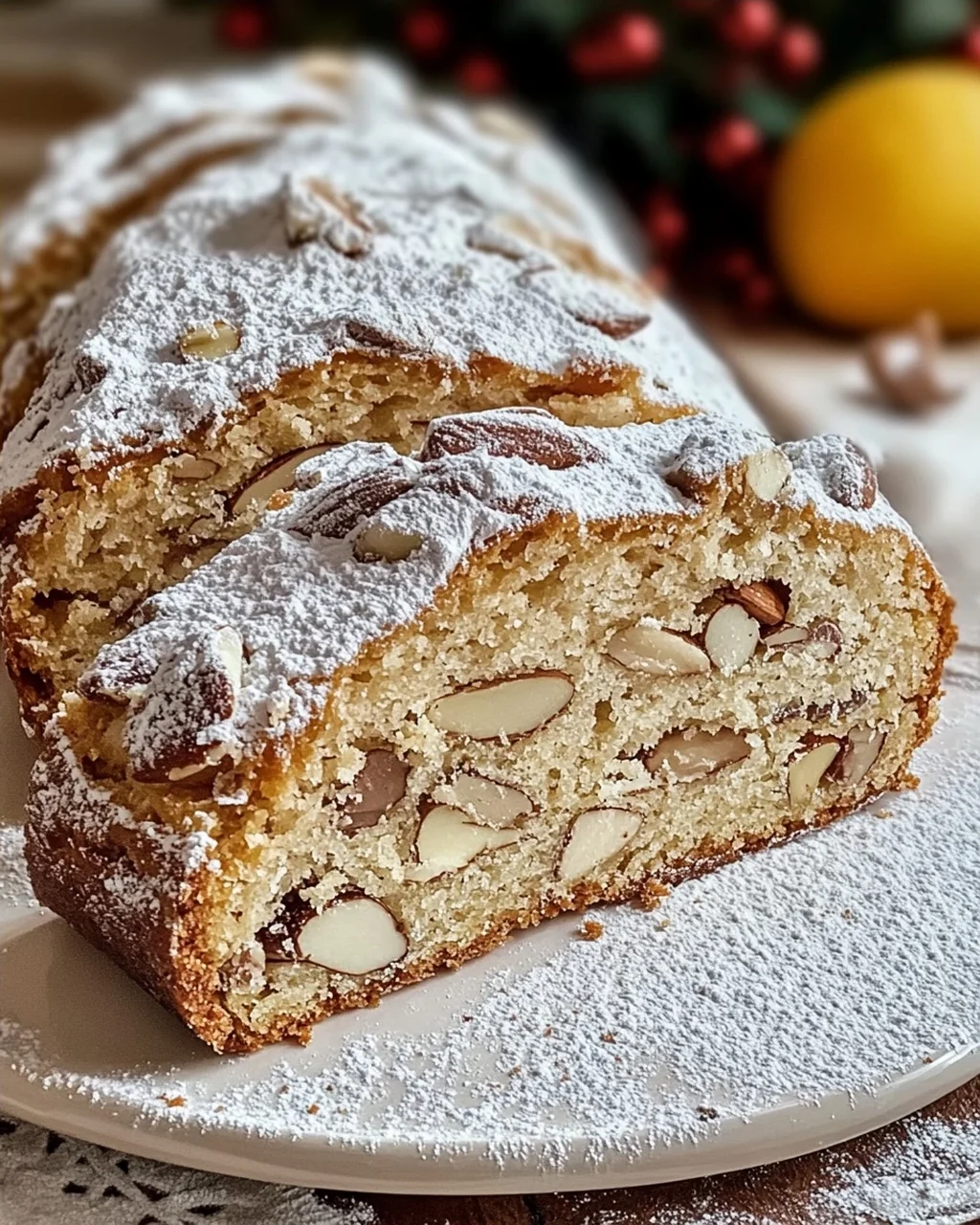 Mandel-Marzipan-Stollen