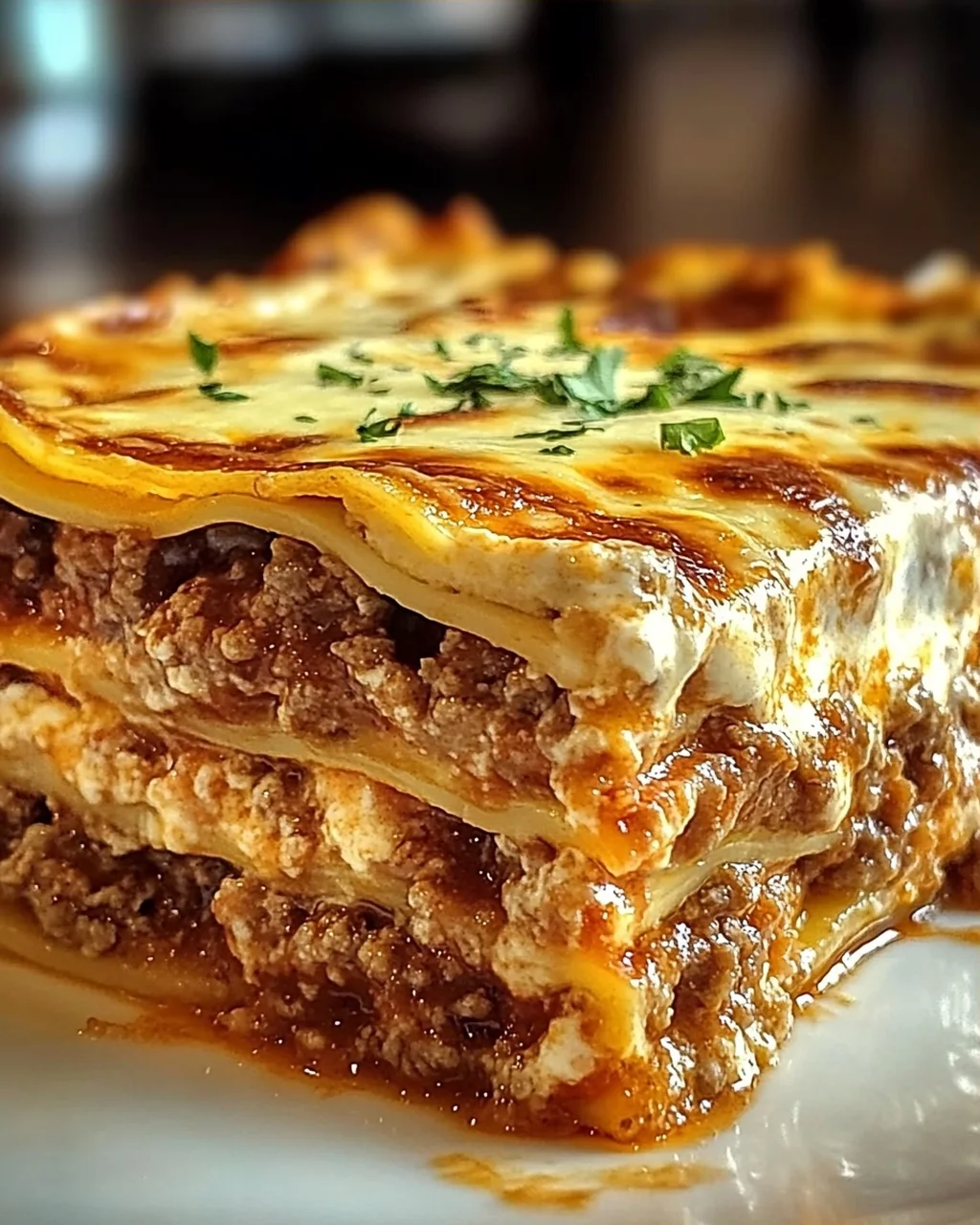 Millionen-Dollar-cremige Rinderlasagne für Feinschmecker