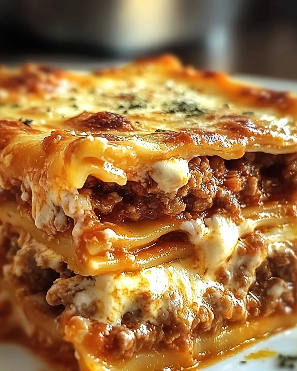 Millionen-Dollar-cremige Rinderlasagne für Feinschmecker