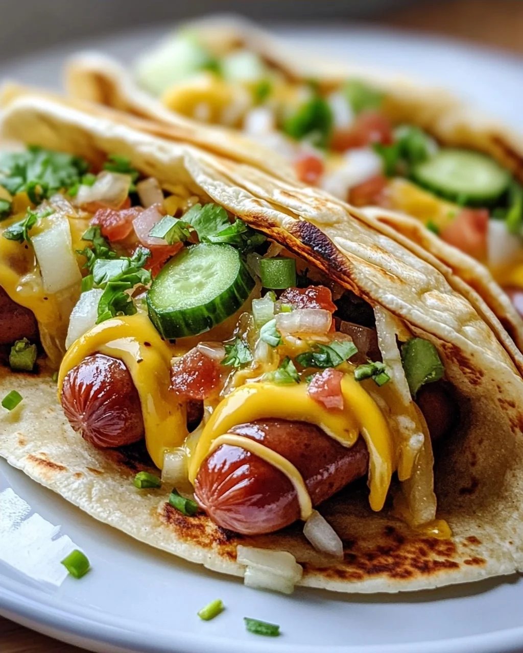 Overnight Gebackene Hot Dogs in Tortilla – einfach lecker!