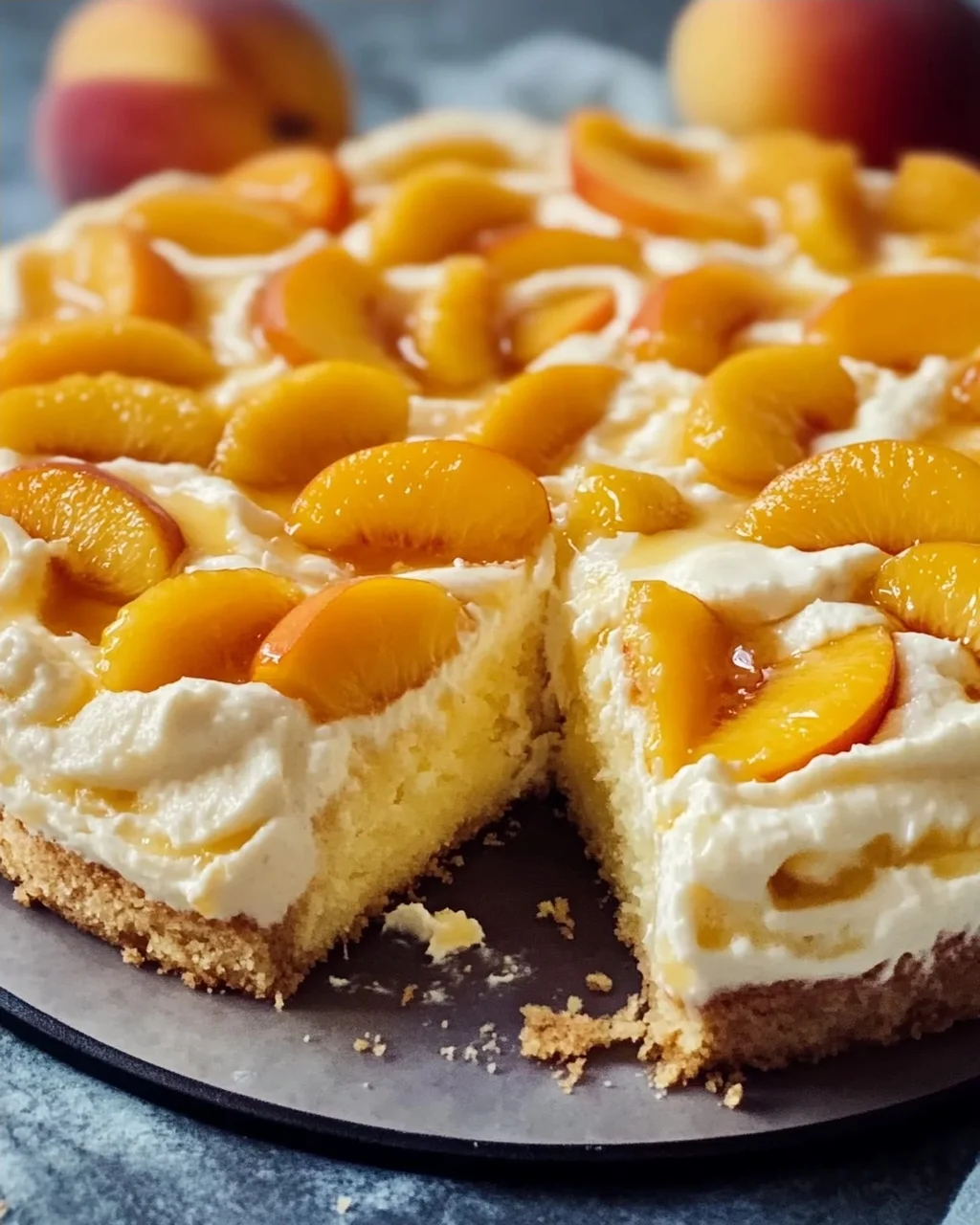 Pfirsich-Schmand-Kuchen
