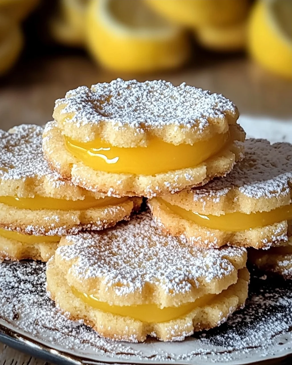 Plätzchen mit Lemoncurd