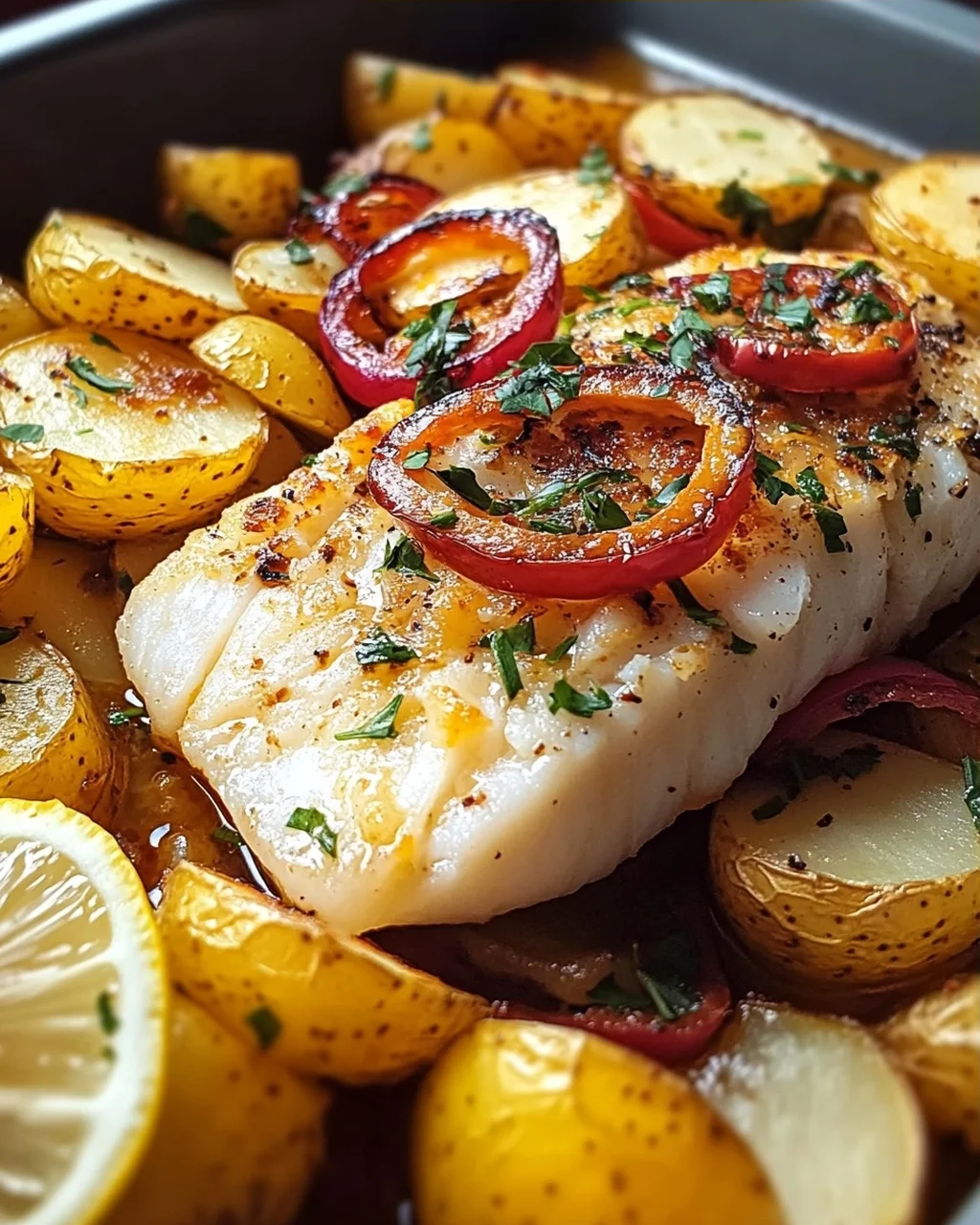 Portugiesischer Ofenfisch mit Kartoffeln – Ein Genuss für Feinschmecker!