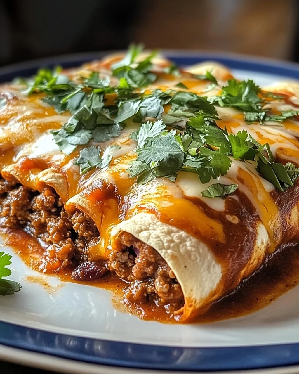 Schnelle Enchirito für jeden Tag genießen