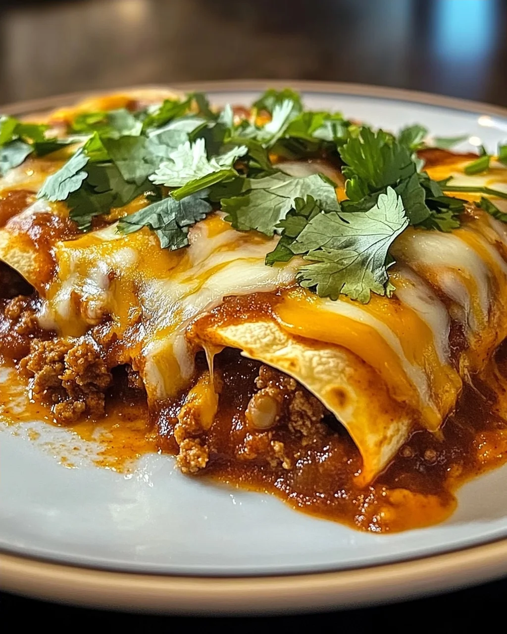 Schnelle Enchirito für jeden Tag genießen