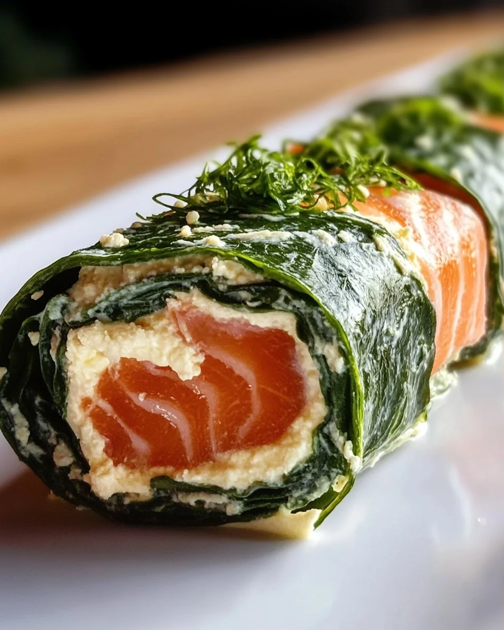 Spinat-Lachs-Rolle Low Carb Rezept: Einfach & lecker