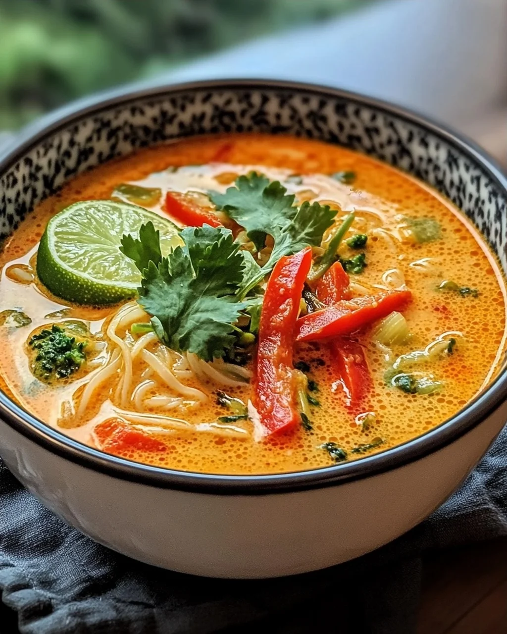 Thailändische Currysuppe für Gemütliche Abende