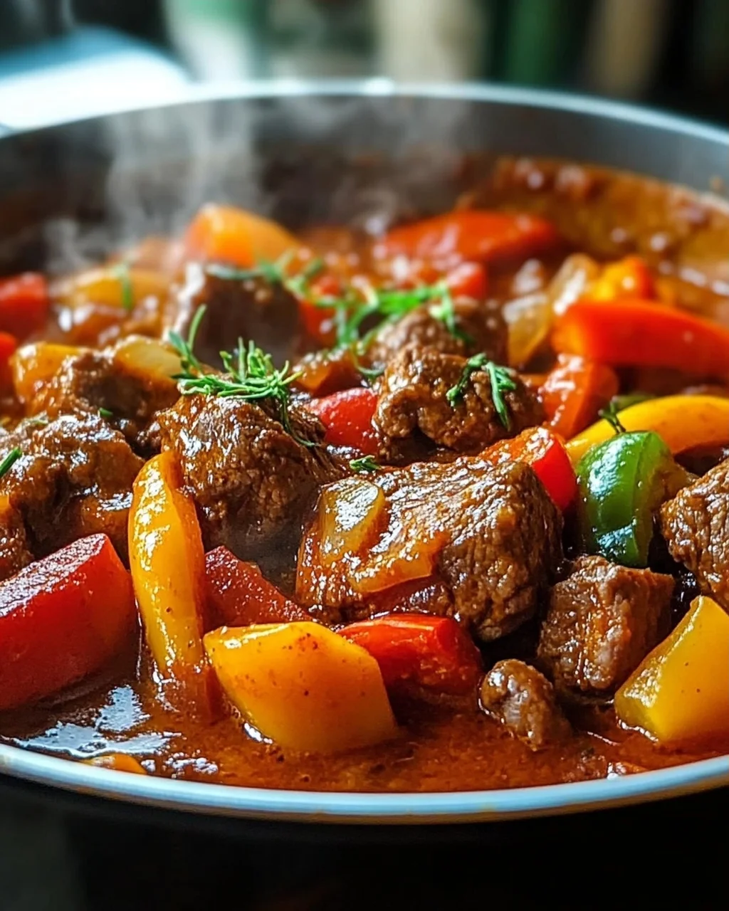 Ungarisches Paprika-Gulasch