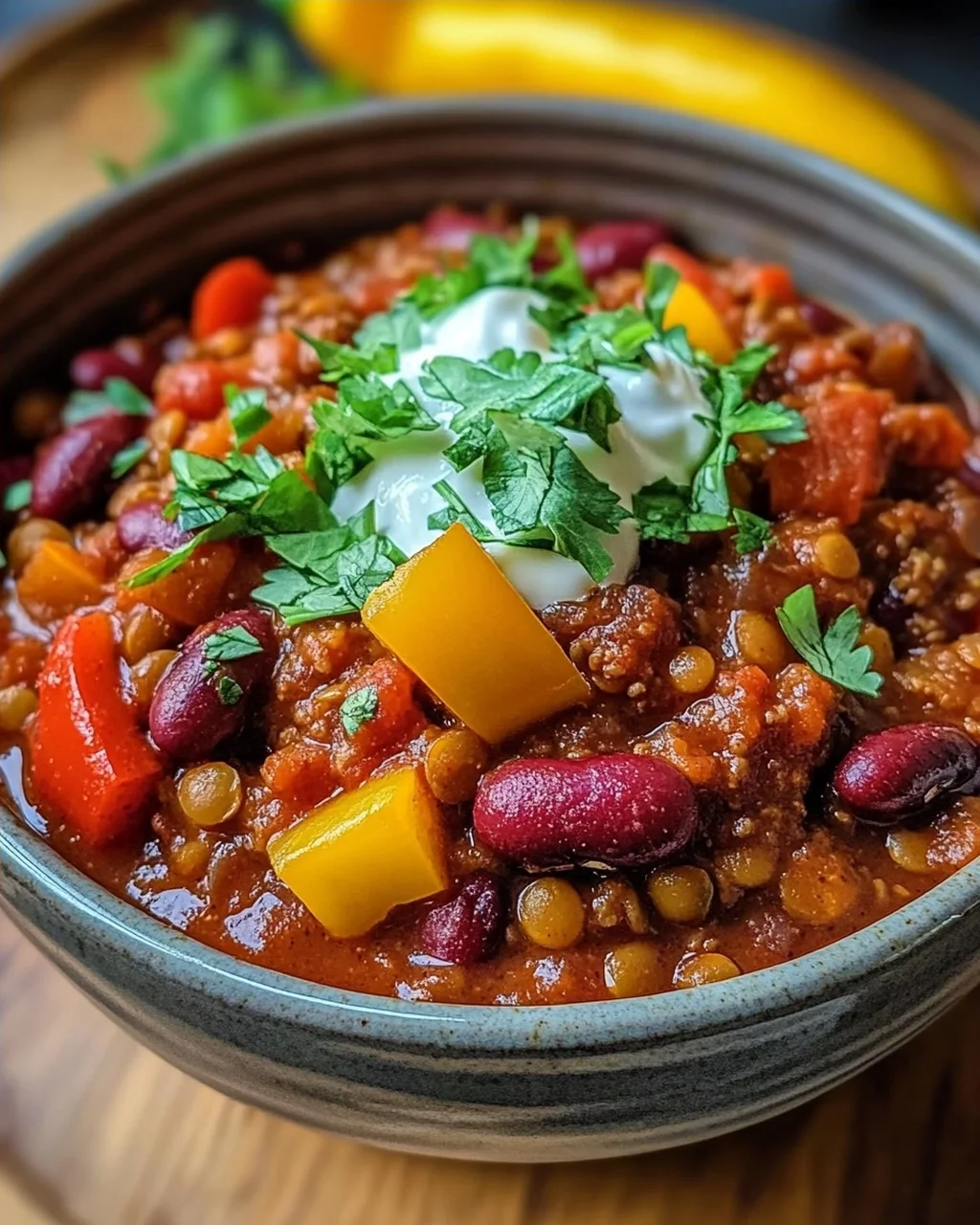 Veganes Chili sin carne