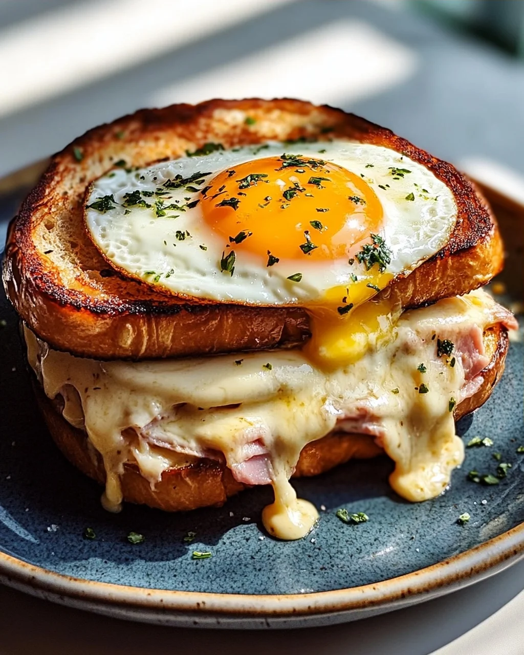 Würziger Croque Madame